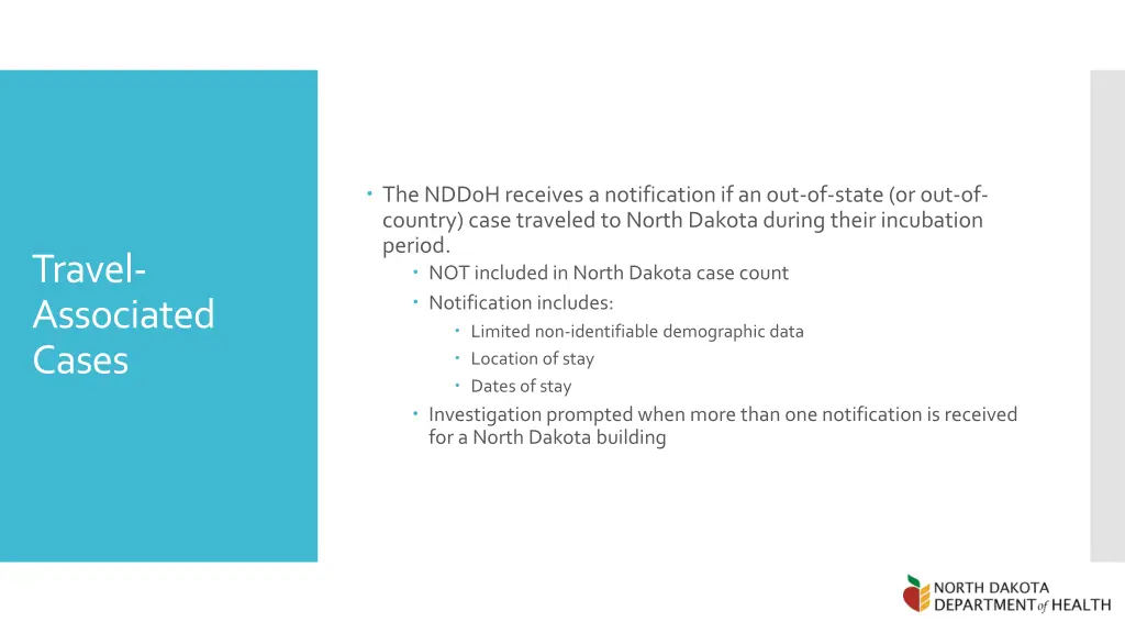 the nddoh receives a notification