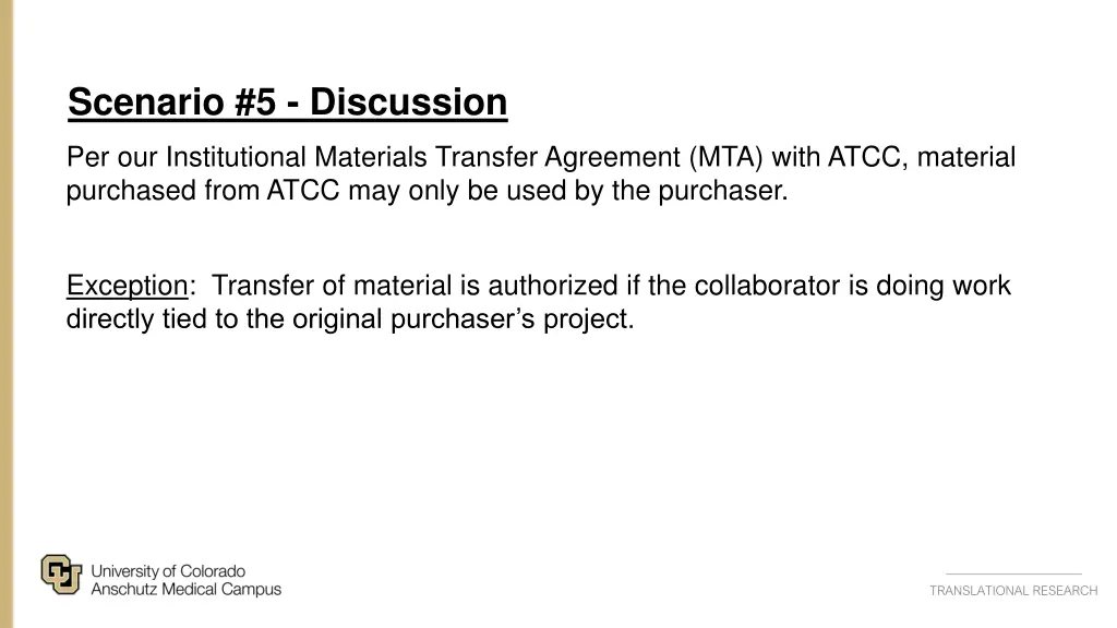scenario 5 discussion
