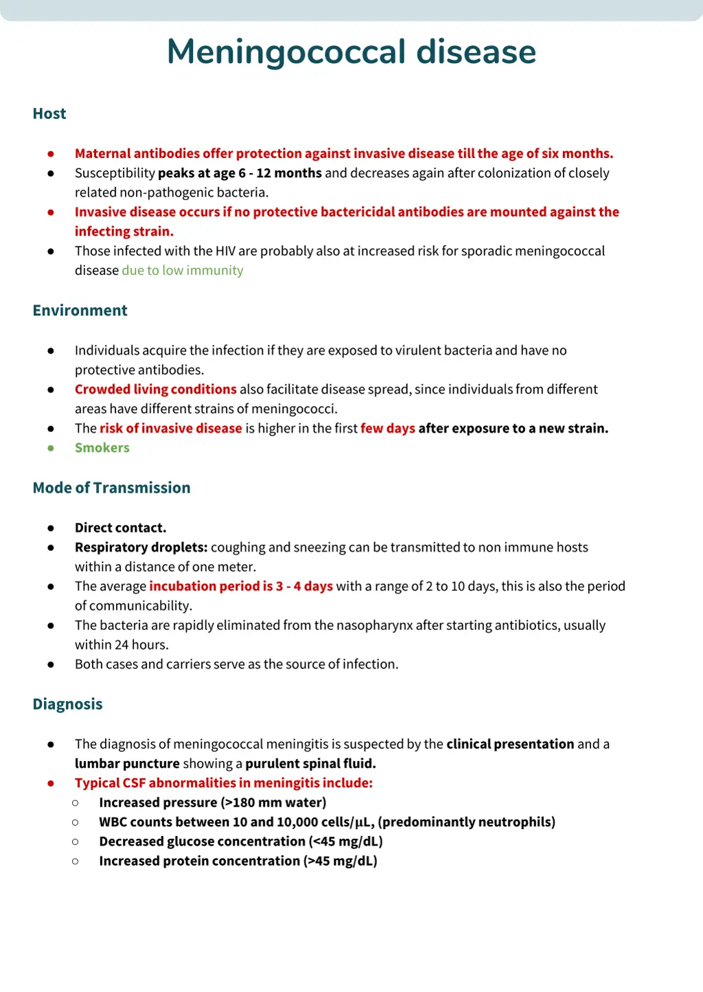 meningococcal disease