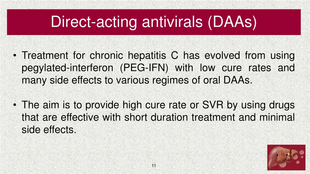 direct acting antivirals daas