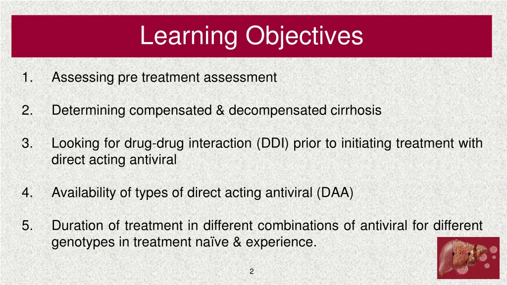 learning objectives