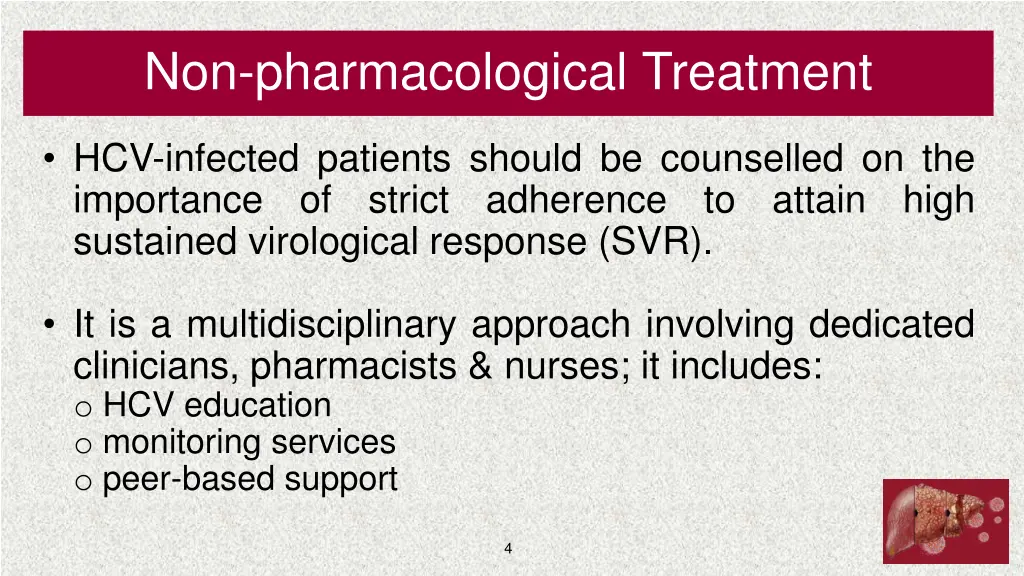 non pharmacological treatment