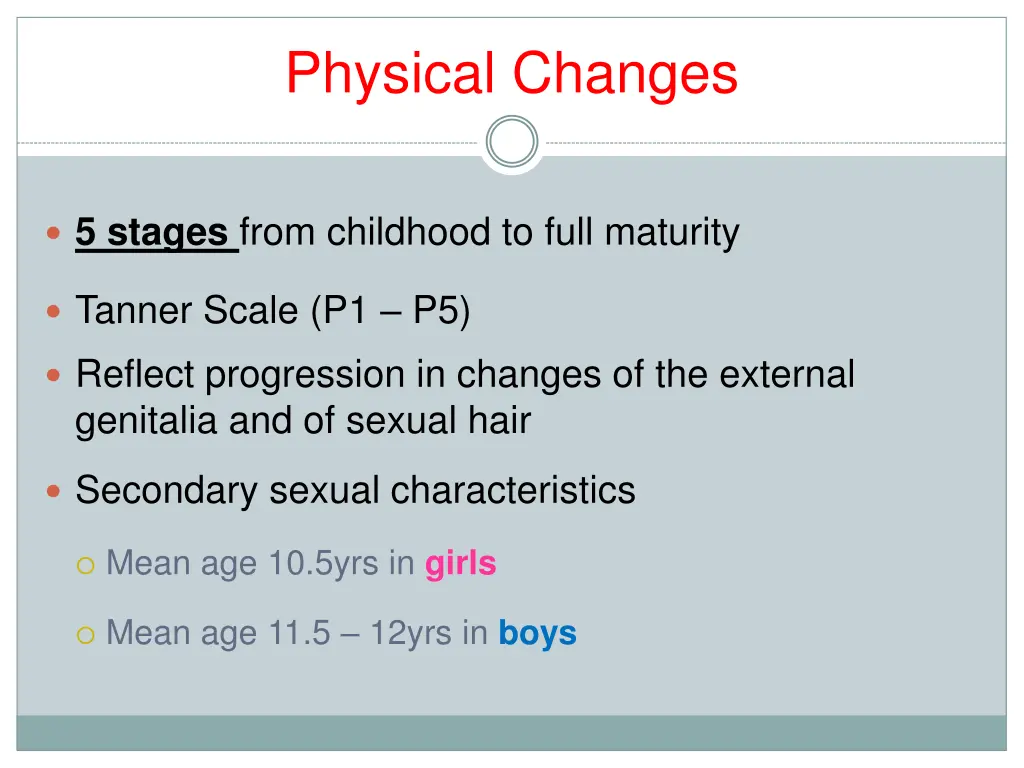 physical changes