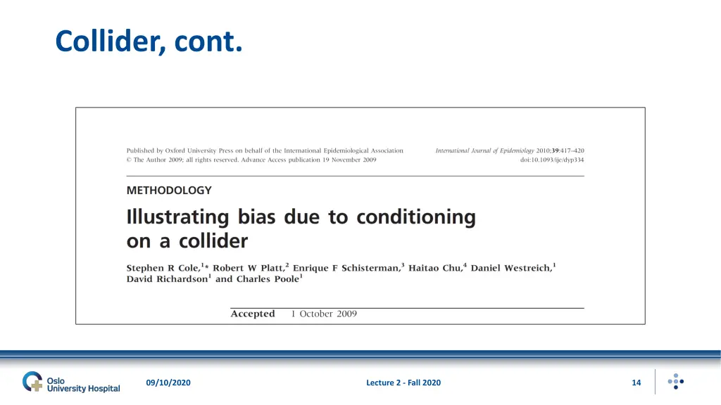 collider cont
