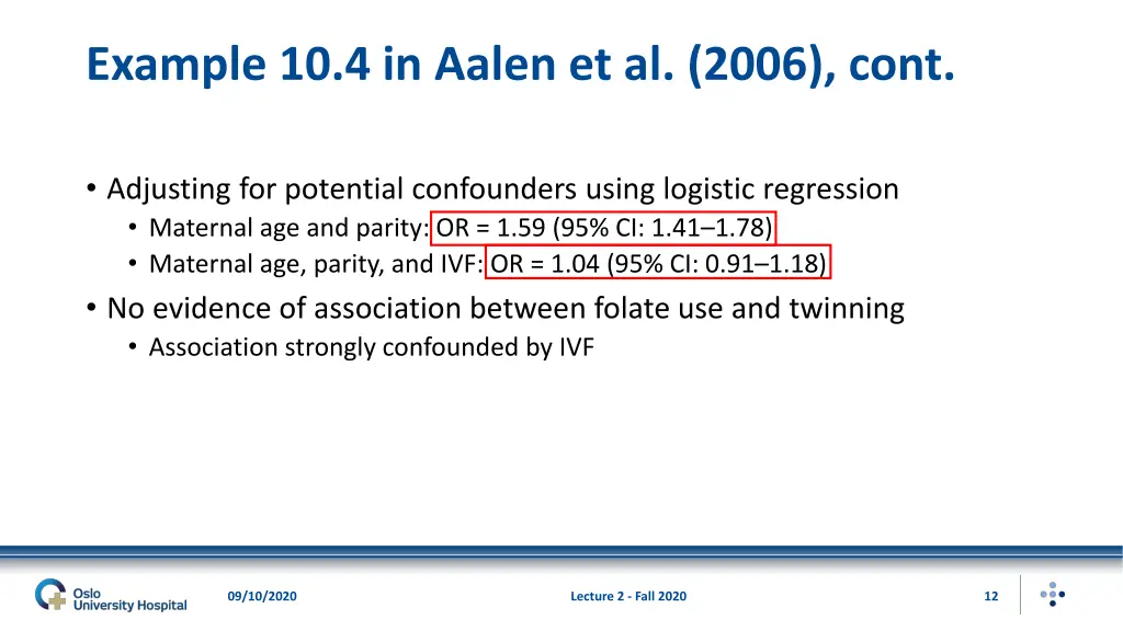 example 10 4 in aalen et al 2006 cont 3