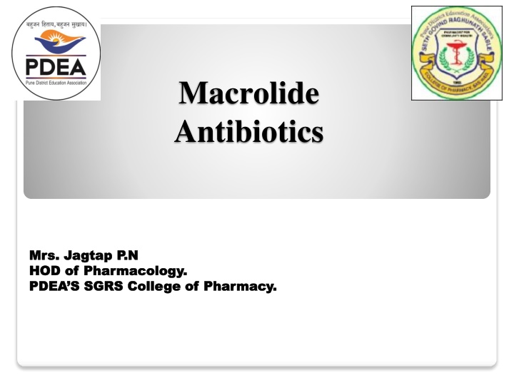 macrolide antibiotics