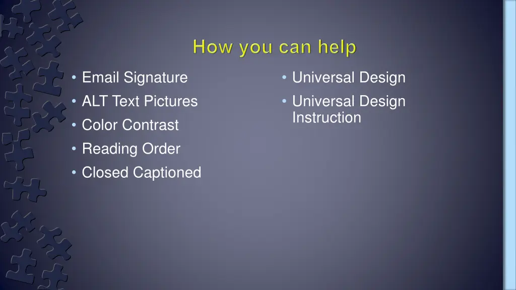 email signature alt text pictures color contrast