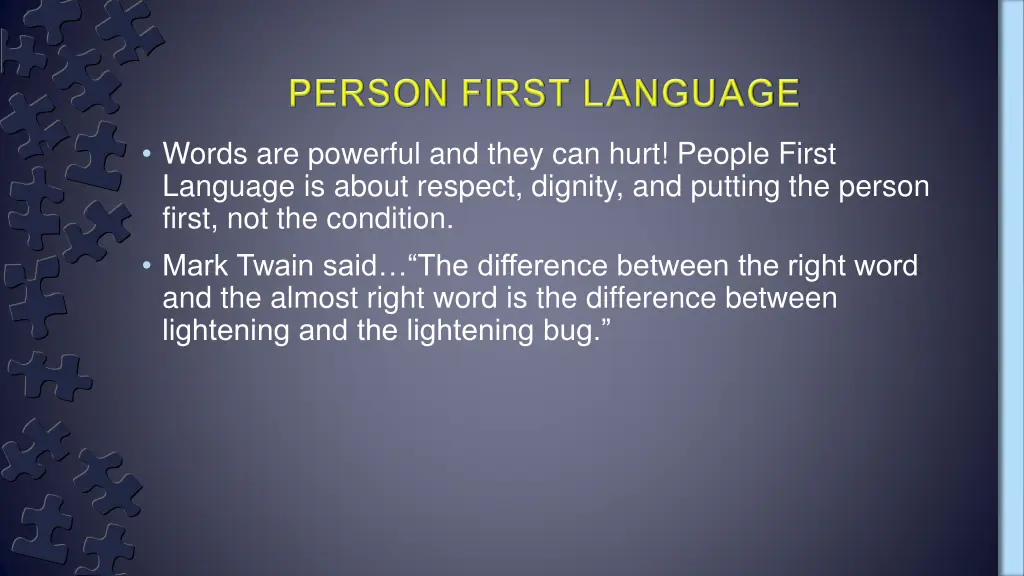words are powerful and they can hurt people first