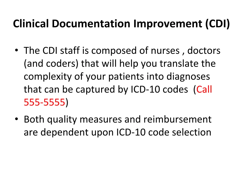 clinical documentation improvement cdi 1