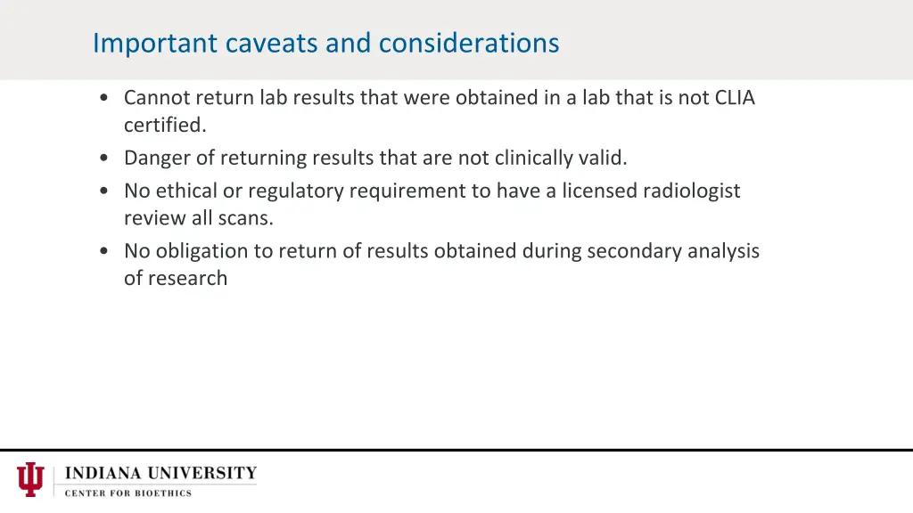 important caveats and considerations 2