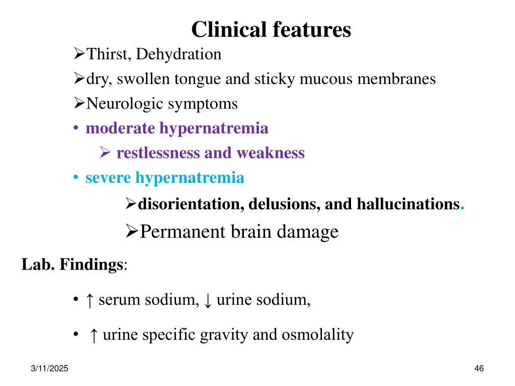 clinical features 1