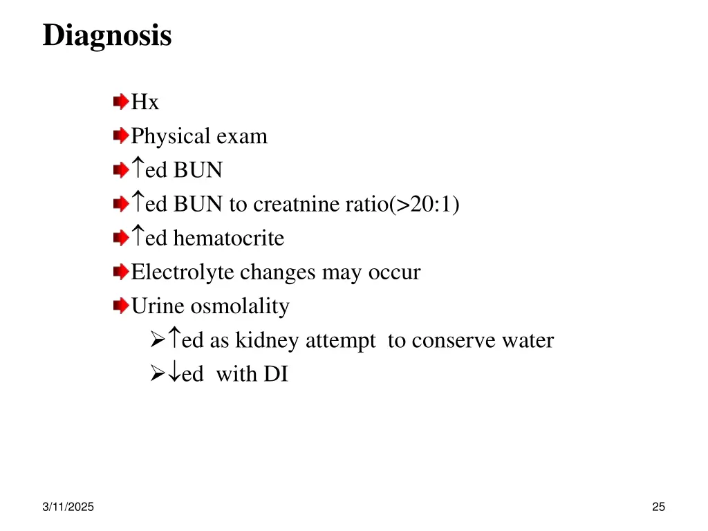 diagnosis
