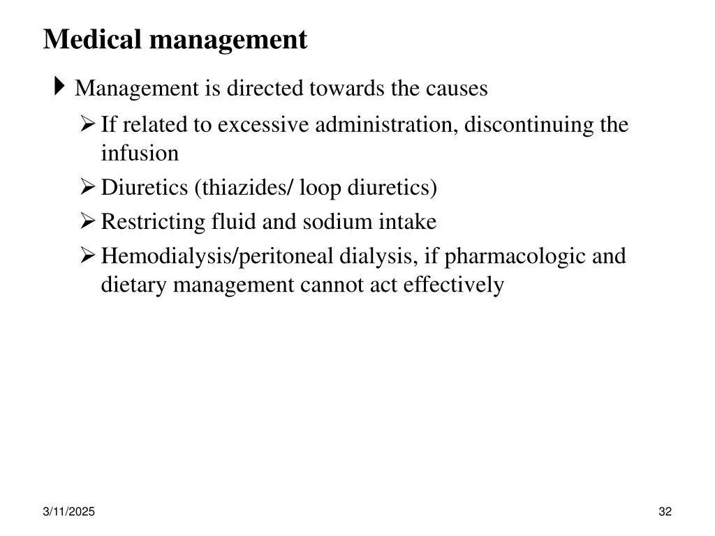 medical management management is directed towards