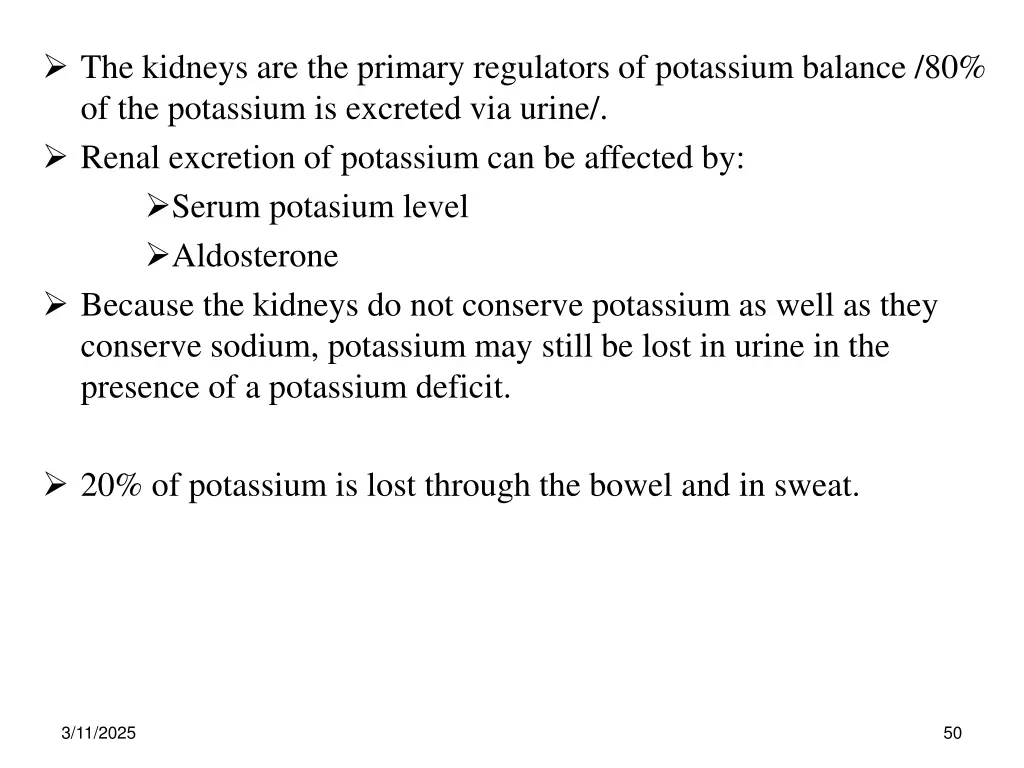the kidneys are the primary regulators