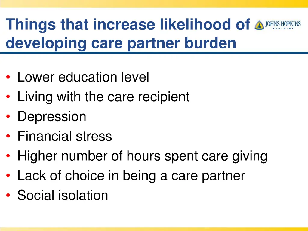 things that increase likelihood of developing