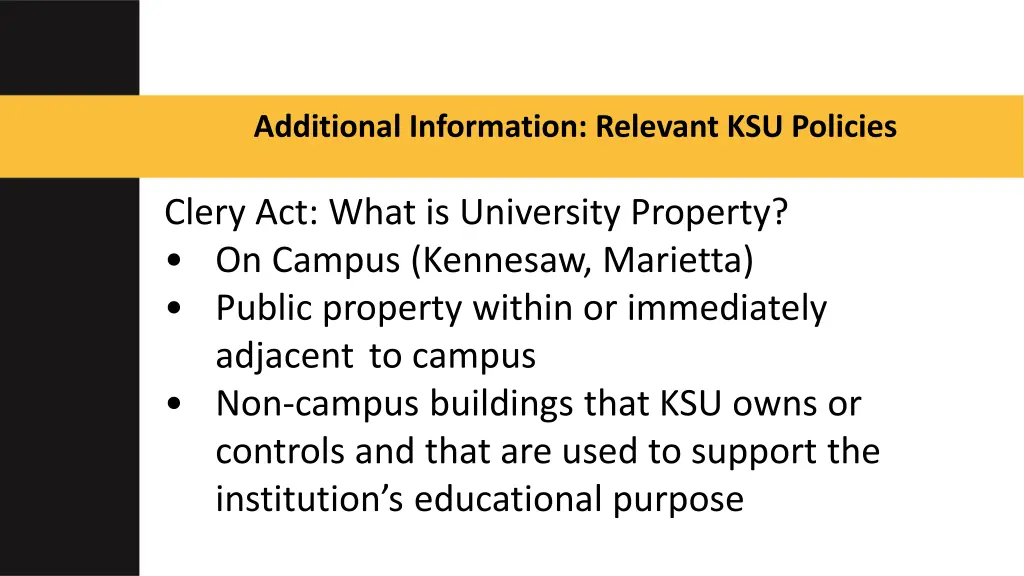 additional information relevant ksu policies 3