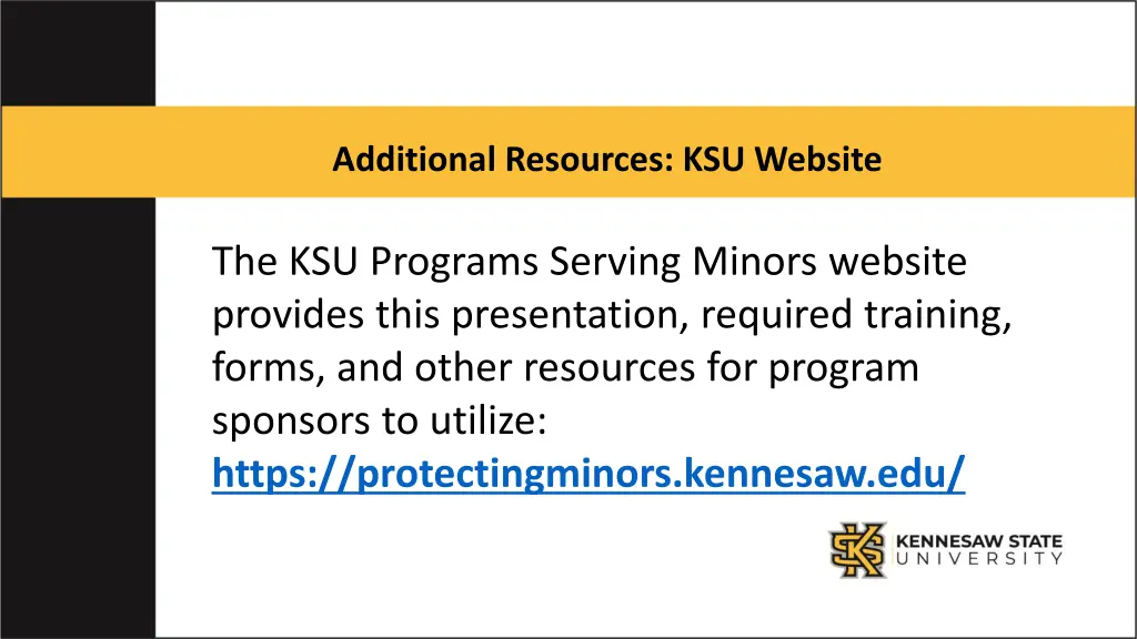 additional resources ksu website