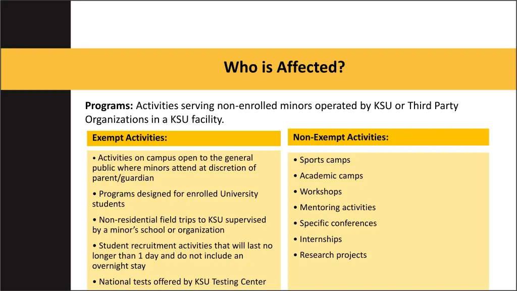 who is affected