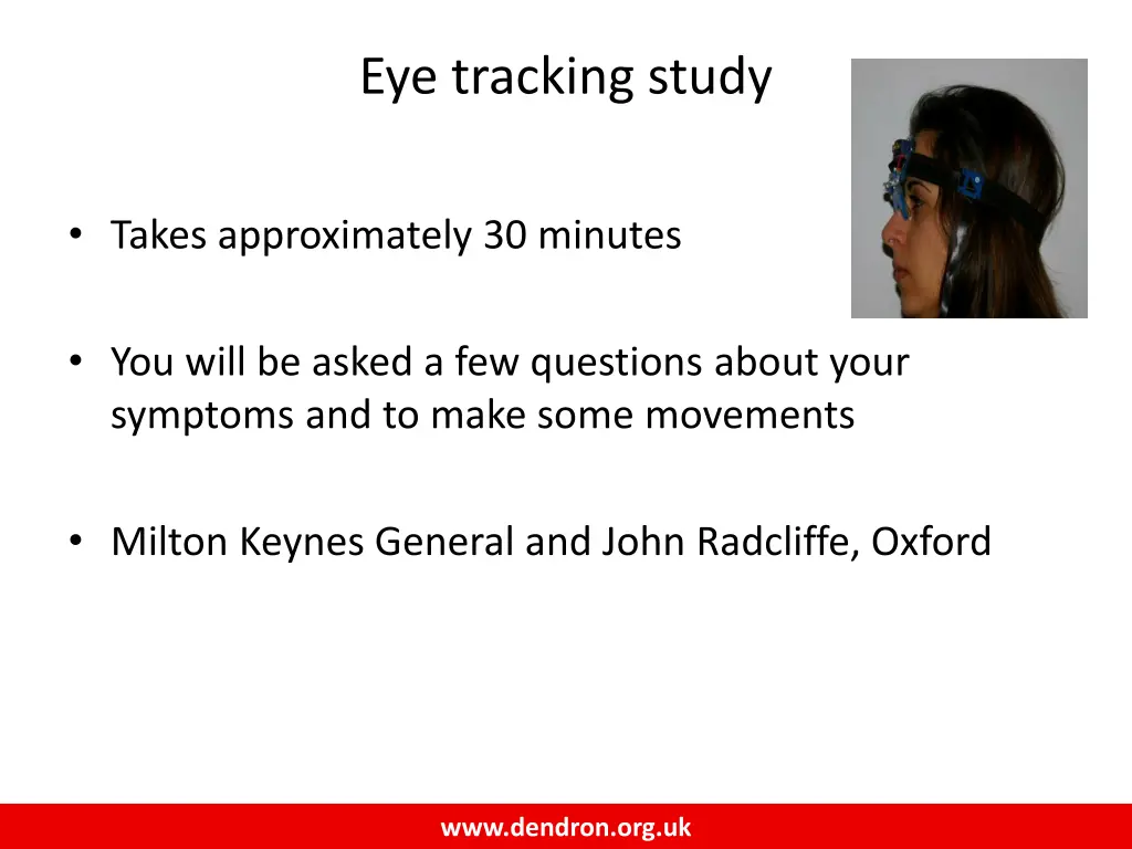 eye tracking study 1