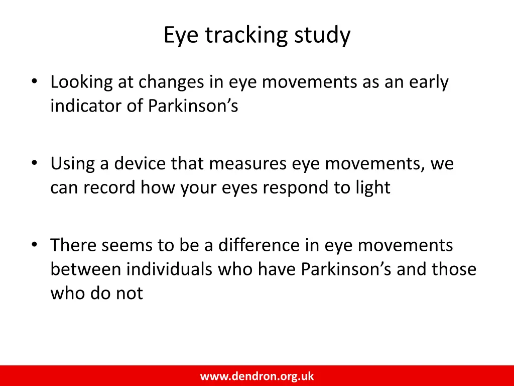 eye tracking study