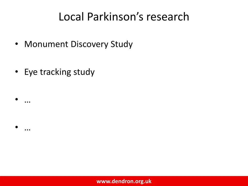 local parkinson s research