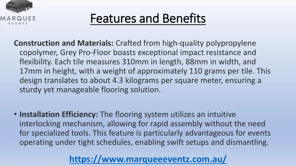 features and benefits features and benefits