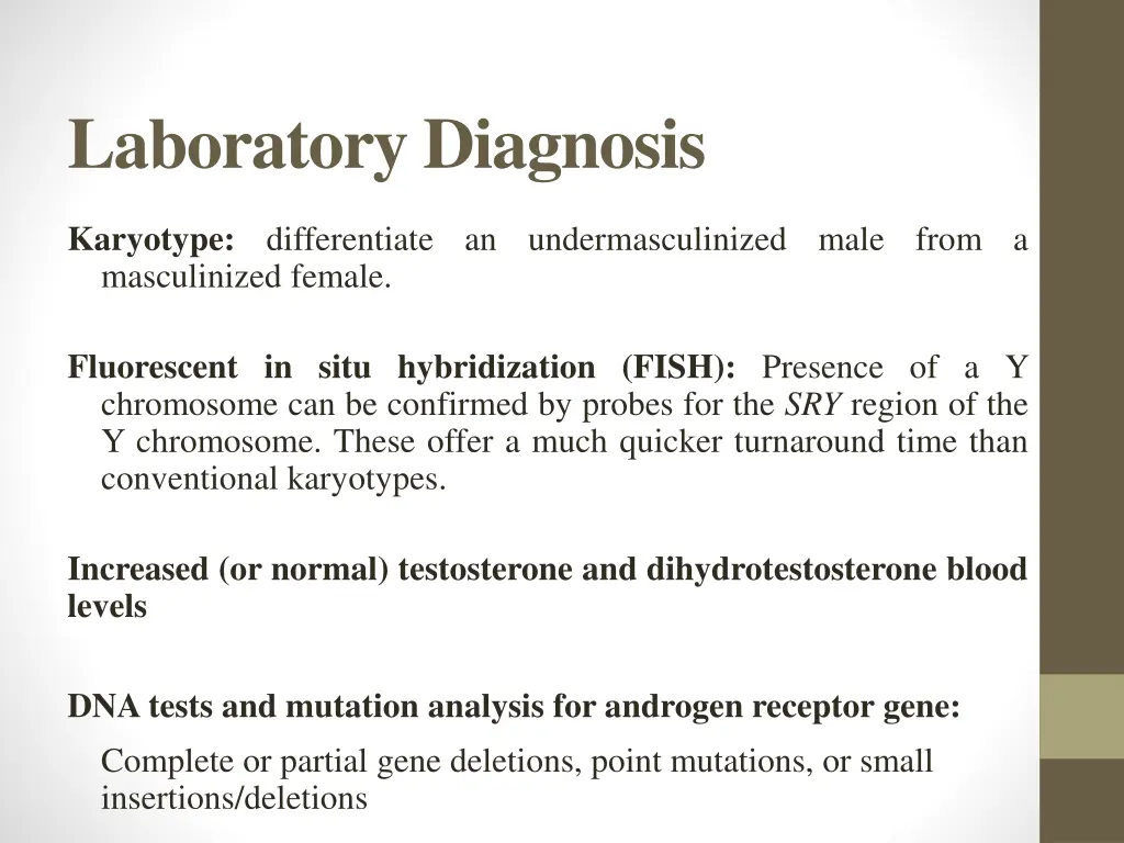 laboratory diagnosis