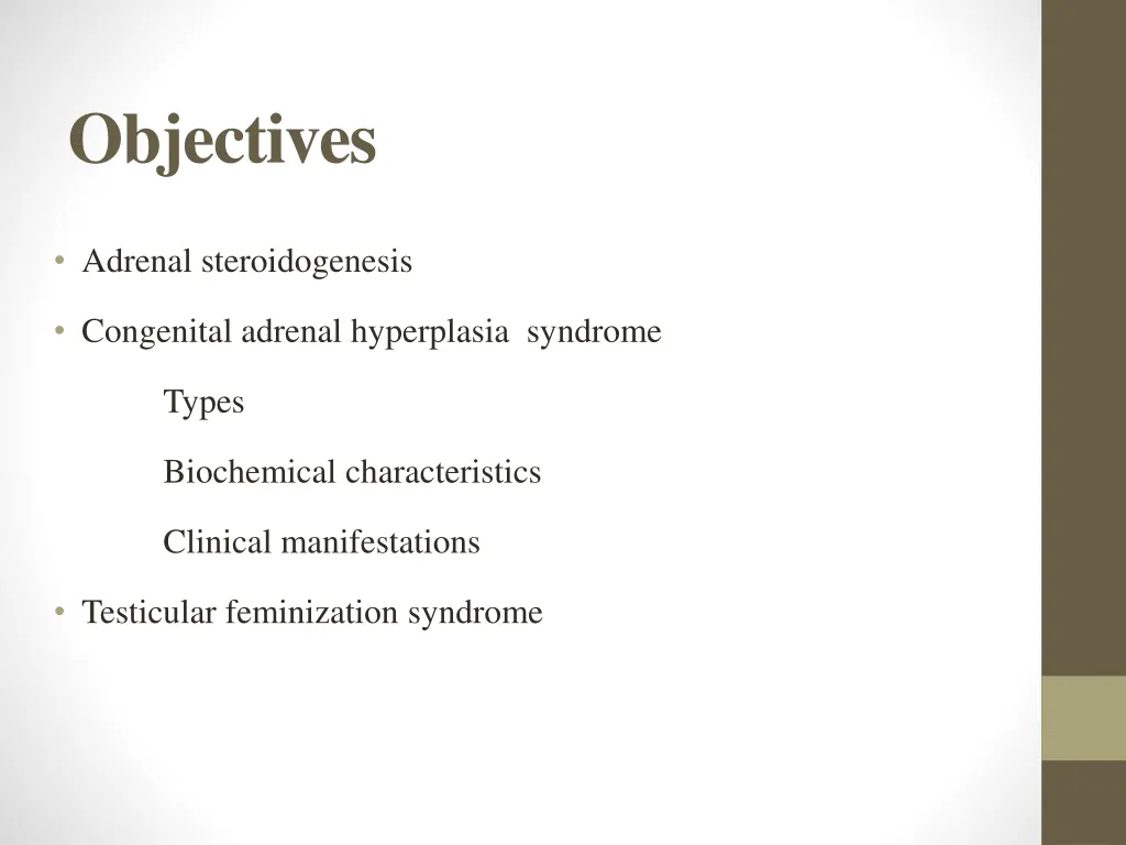 objectives