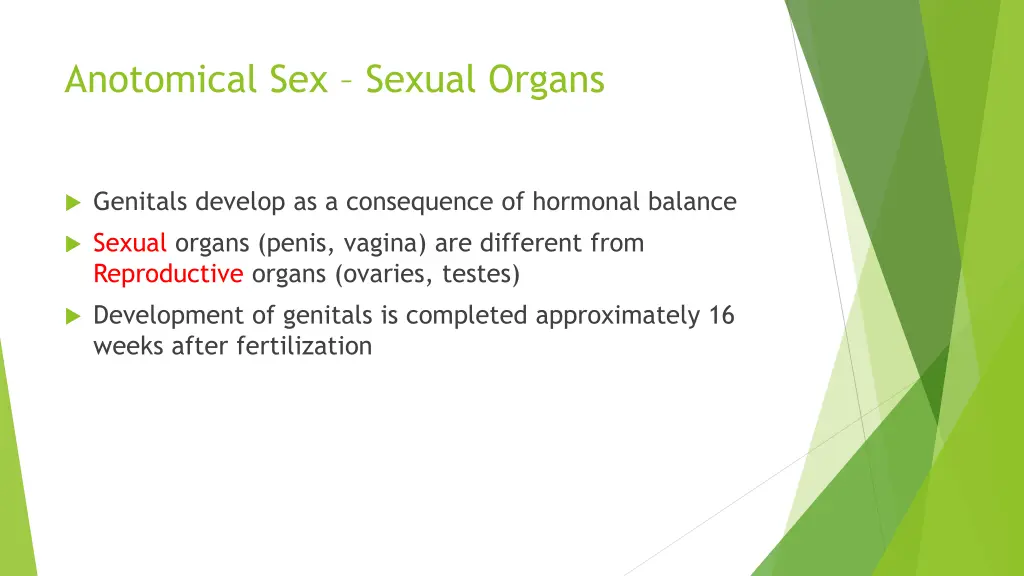 anotomical sex sexual organs