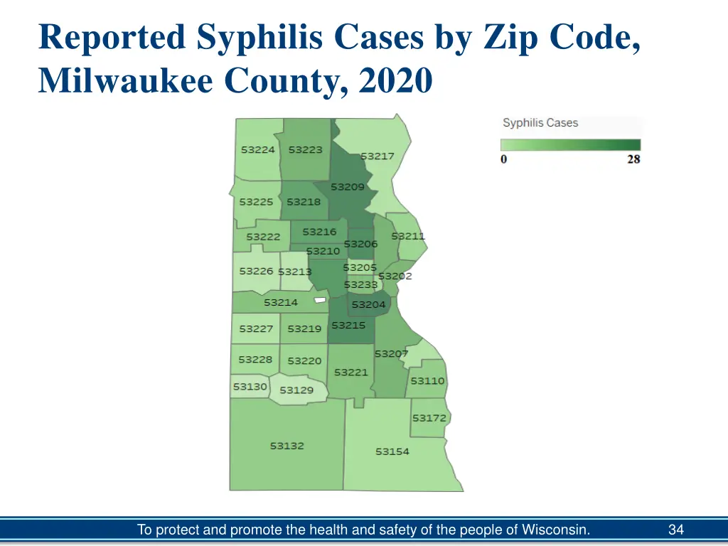 reported syphilis cases by zip code milwaukee