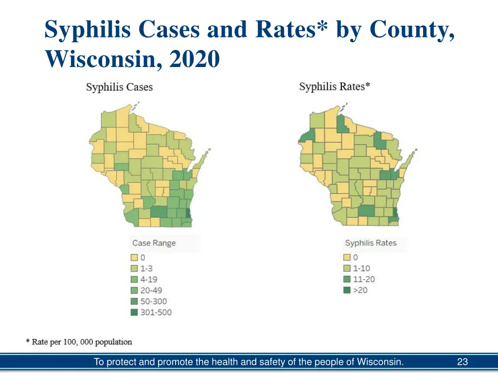 syphilis cases and rates by county wisconsin 2020