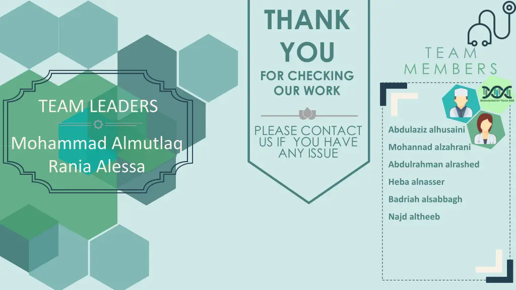 thank you for checking our work