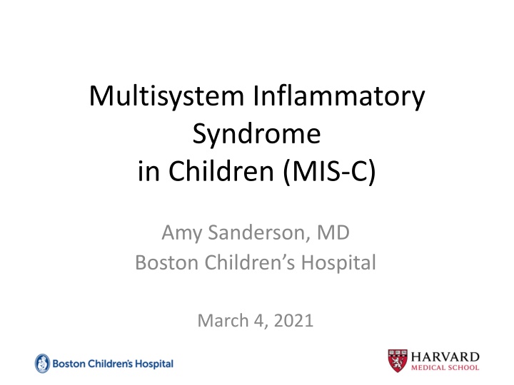 multisystem inflammatory syndrome in children