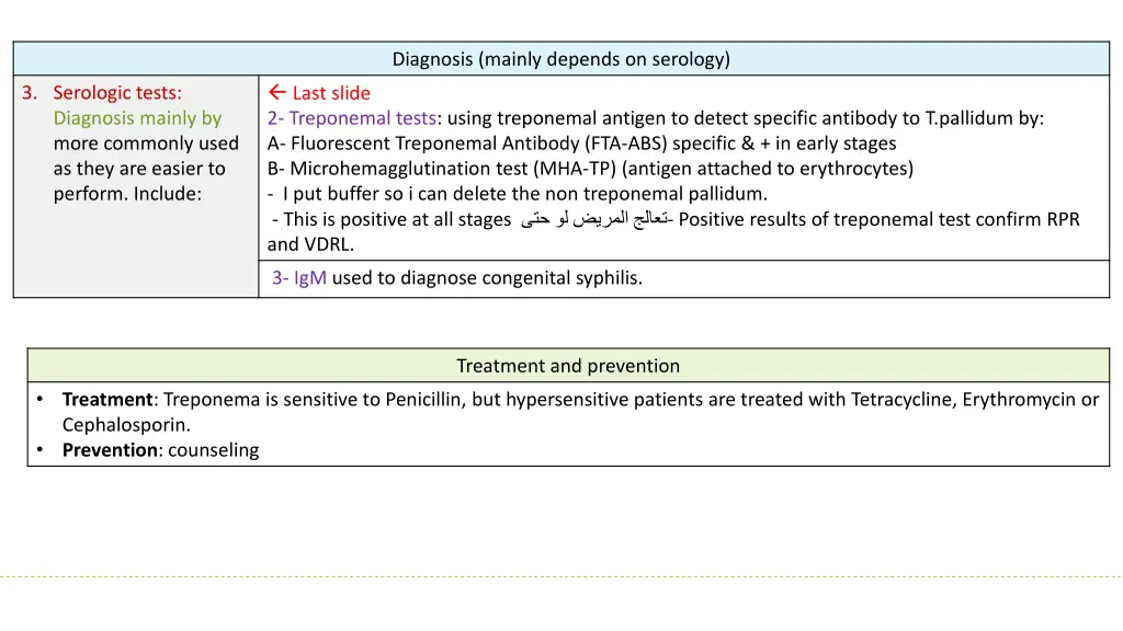 diagnosis mainly depends on serology 1