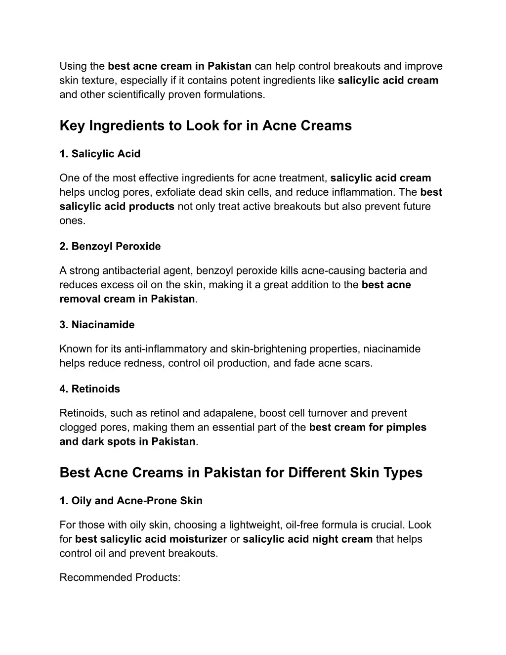 using the best acne cream in pakistan can help