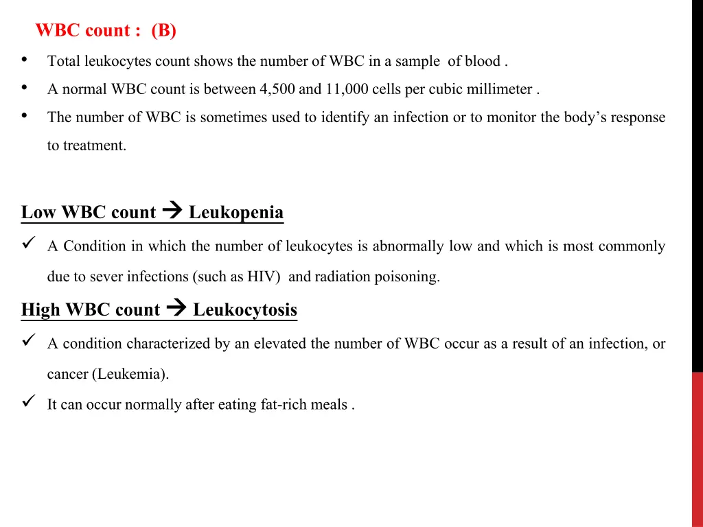 wbc count total leukocytescountshowsthe