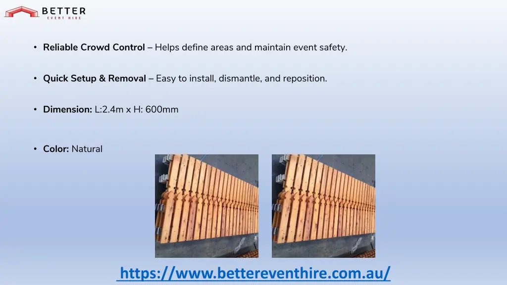 reliable crowd control helps define areas