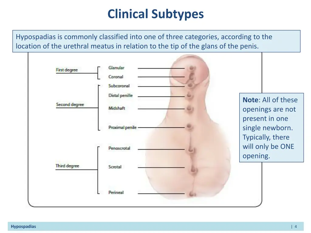 clinical subtypes