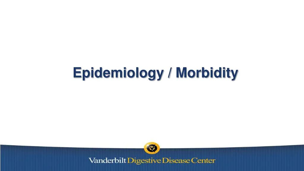 epidemiology morbidity