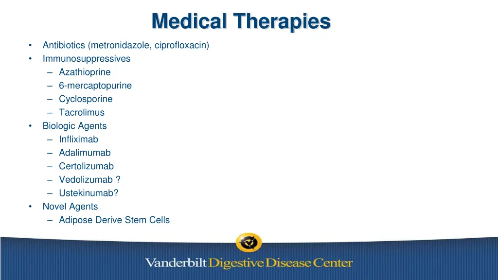 medical therapies