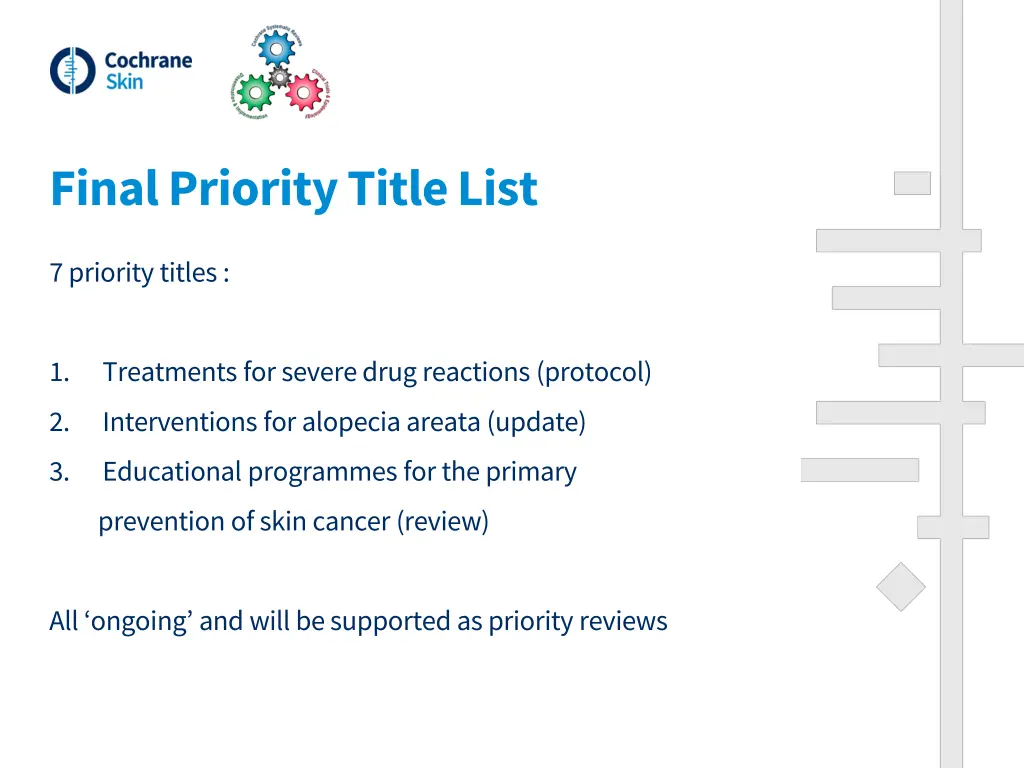 final priority title list