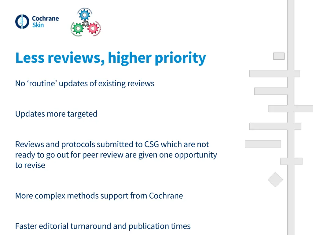 less reviews higher priority