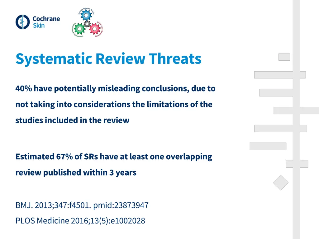 systematic review threats