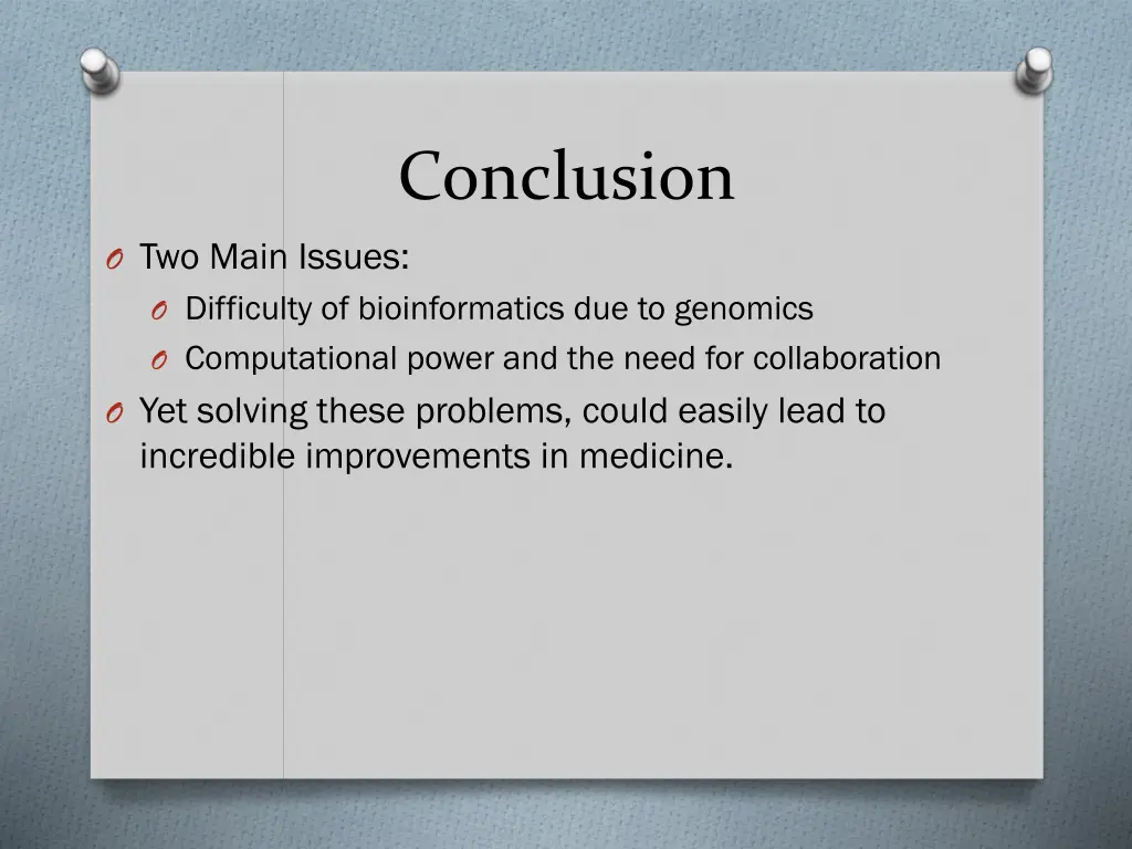 conclusion