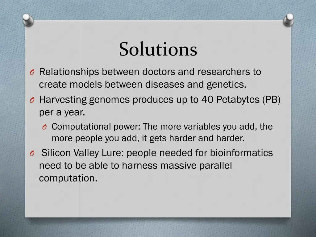 solutions