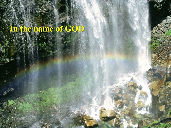 in the name of god