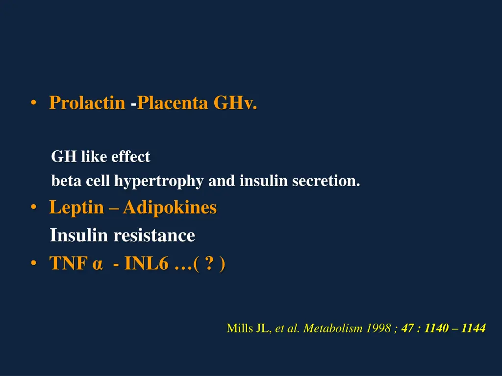 prolactin placenta ghv