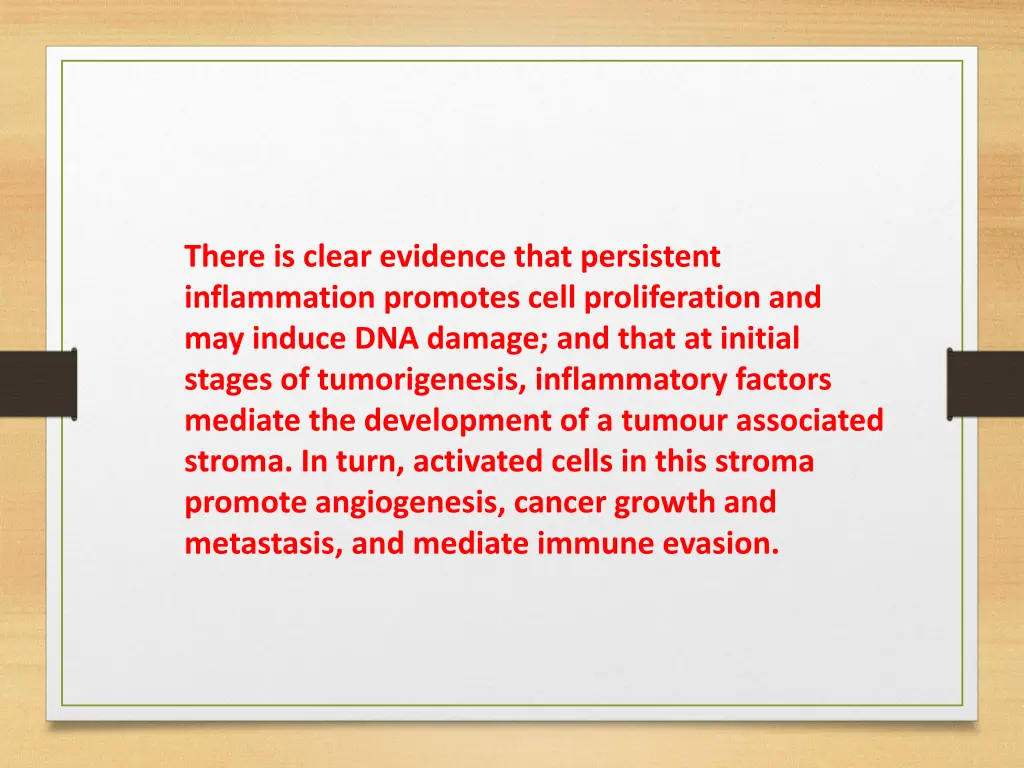 there is clear evidence that persistent