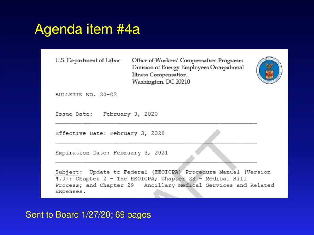 agenda item 4a