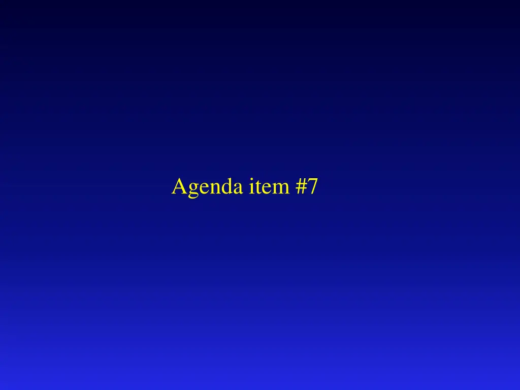 agenda item 7